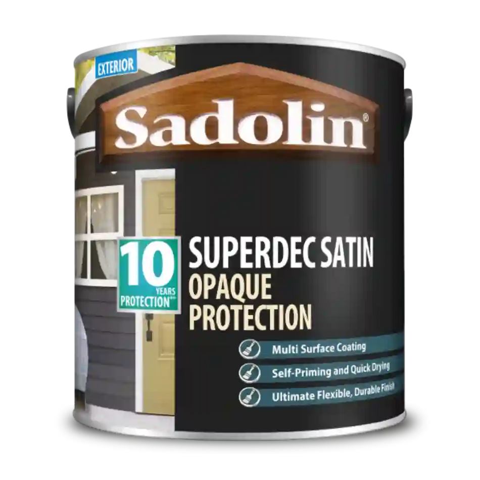 Sadolin Superdec - Satin - Tinted Colours - 1 L