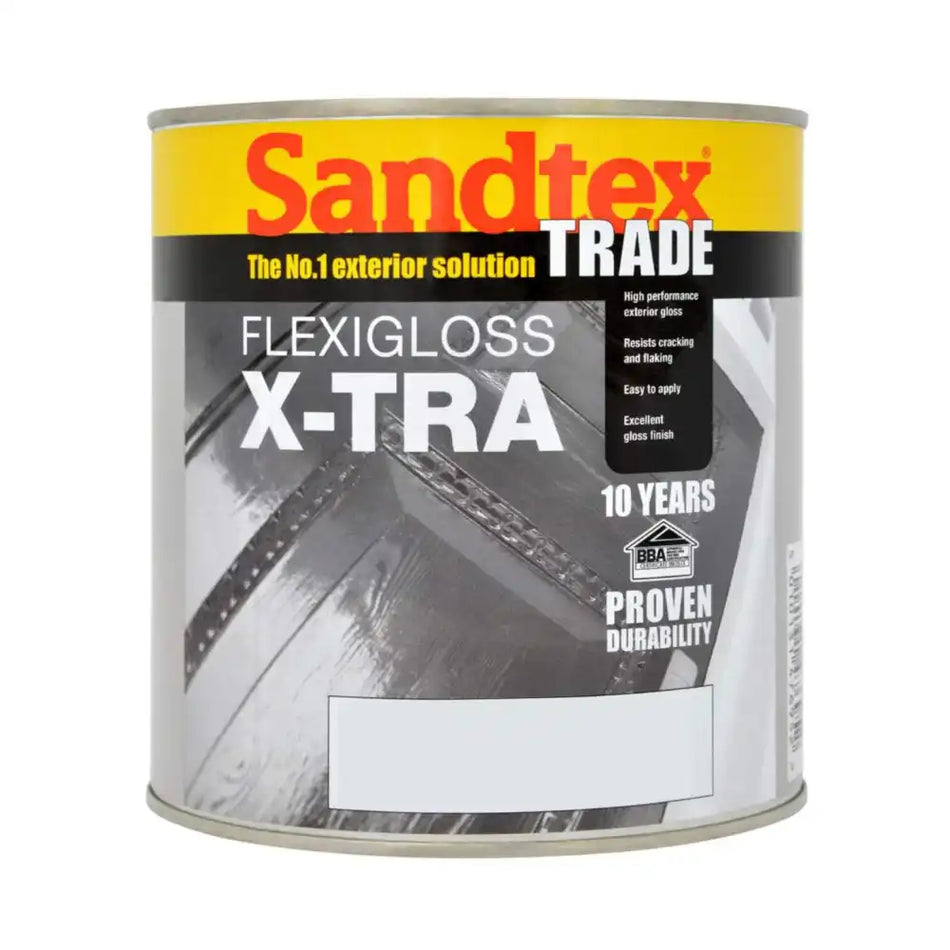 Sandtex - Flexgloss X-Tra - Black - 1 L