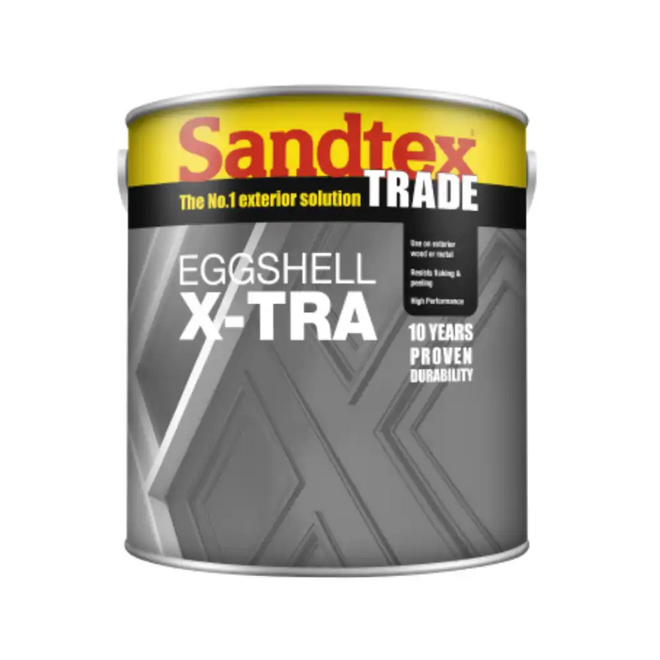 Sandtex Trade - Eggshell X-Tra - Black - 1 L