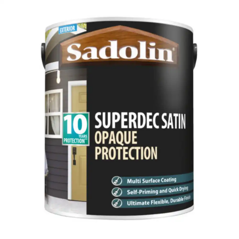 Sadolin - Superdec Satin - Super White - 5 L