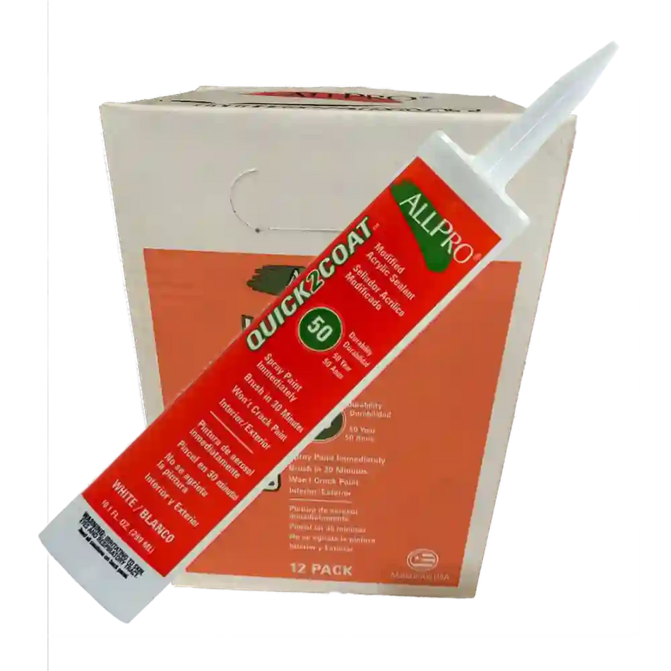 Allpro Quick2Coat Caulk Box of 12