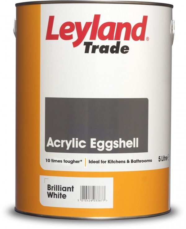 Leyland Acrylic Eggshell Brilliant White