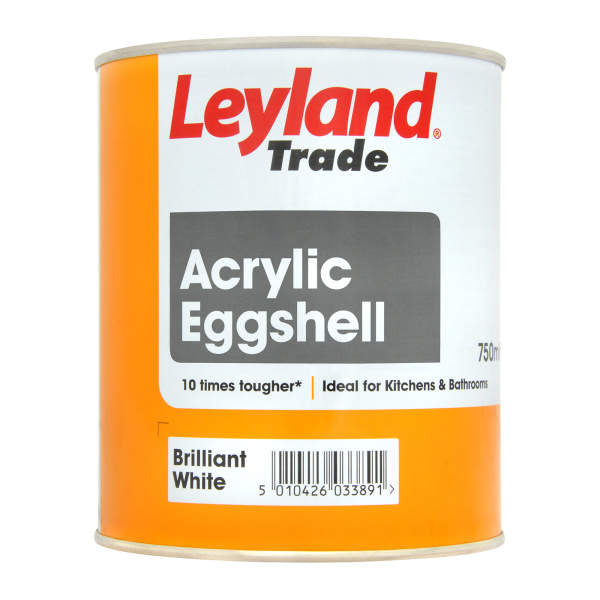Leyland Acrylic Eggshell Brilliant White