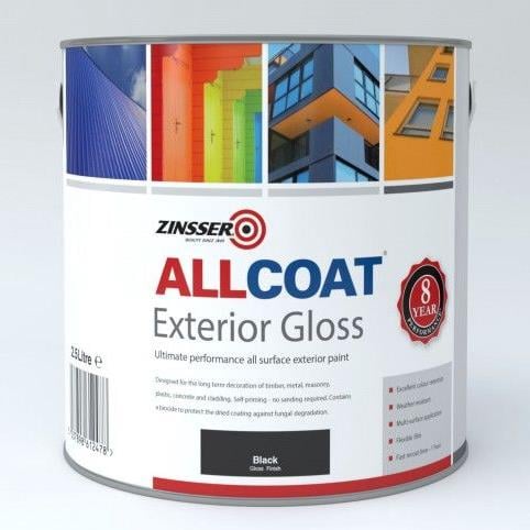 Zinsser AllCoat Exterior WB Gloss Black