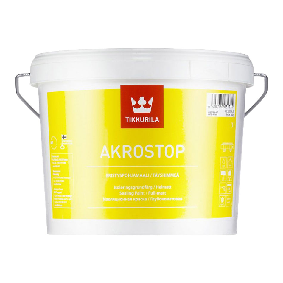 Tikkurila Akrostop Sealing Paint White
