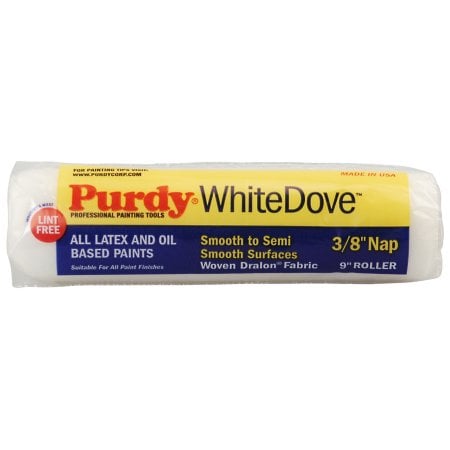 Purdy Pro-Extra White Dove Roller Sleeve – 9" Professional Smooth Finish Range (⅜"–½")