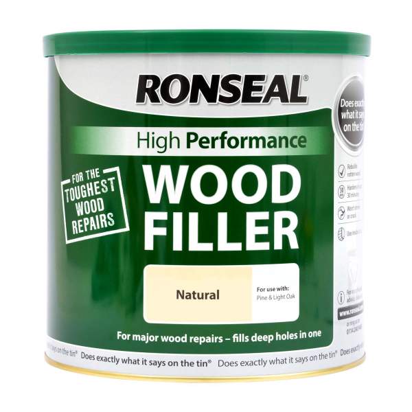 Ronseal High Performance Wood Filler Natural (275g, 550g & 1kg)