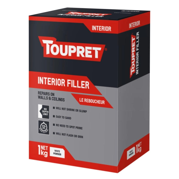 Toupret Interior Filler – 1Kg, 2Kg, 5Kg