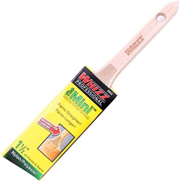 Whizz Mini Rat Tail Paint Brush – Precision Detail Range (1.5"–2.5" / 38–63 mm)