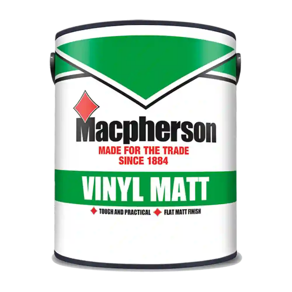 Macpherson - Vinyl Matt Emulsion - Black - 5 L