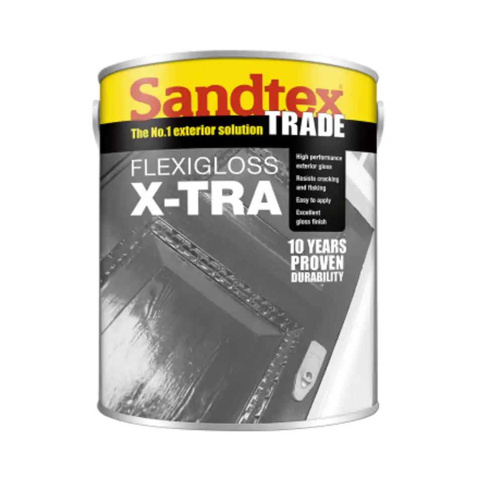 Sandtex - Flexgloss X-Tra - Black - 2.5 L