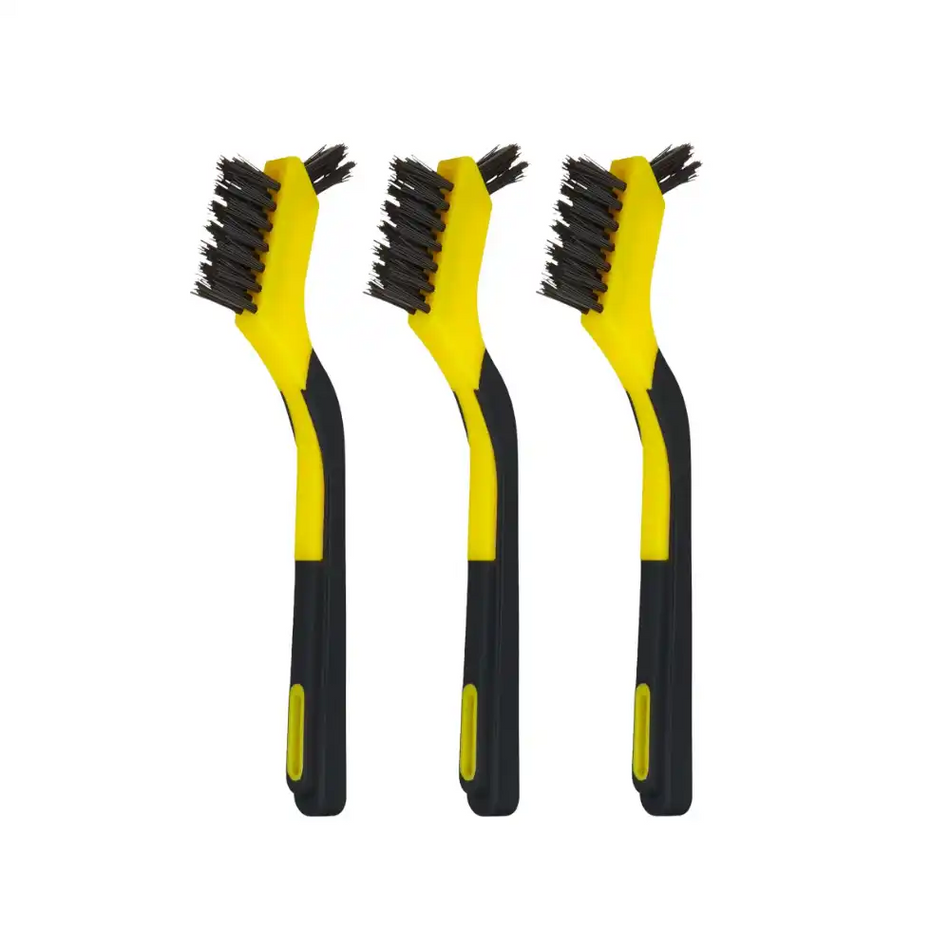 Allway Nylon Mini Brush Soft Grip 3 Pack