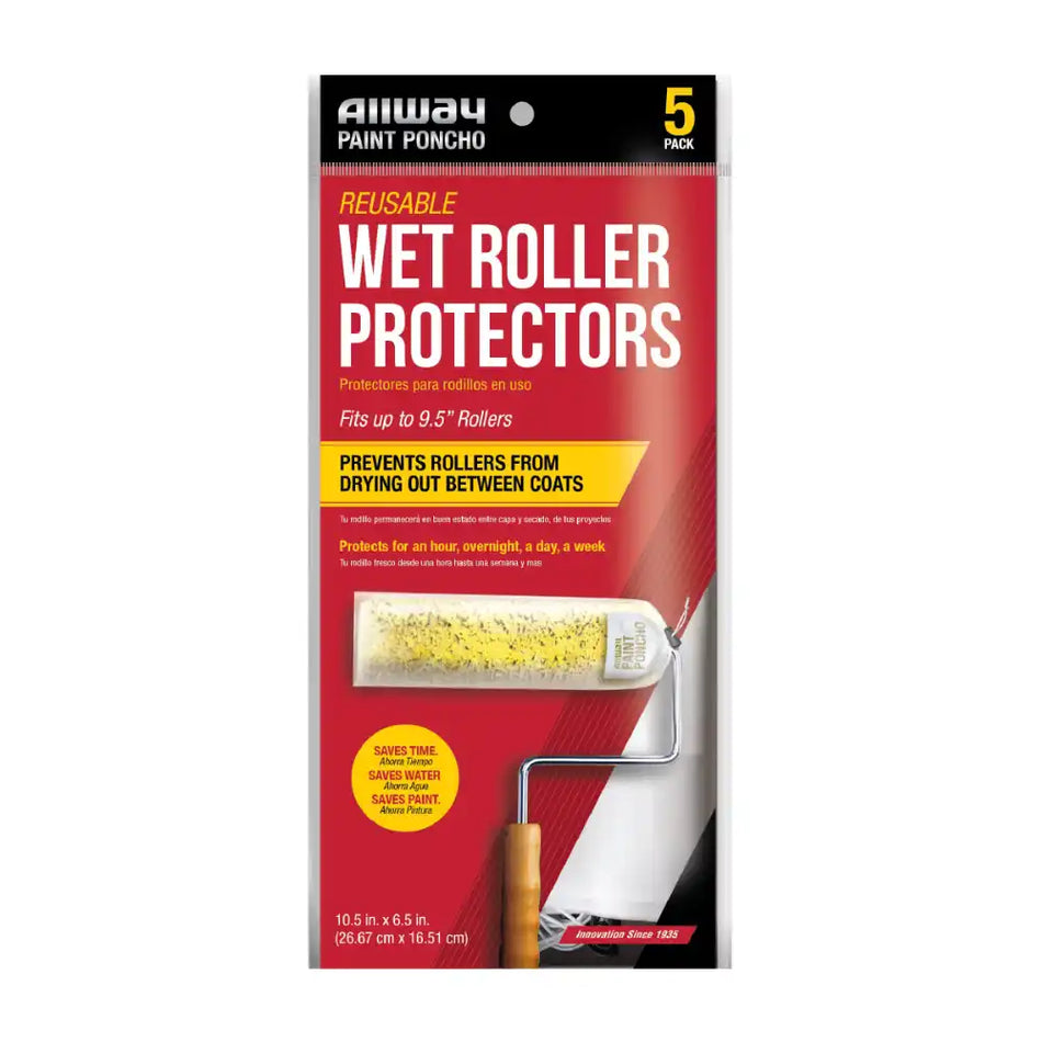 Allway Paint Poncho Wet Roller Protectors 5 Pack