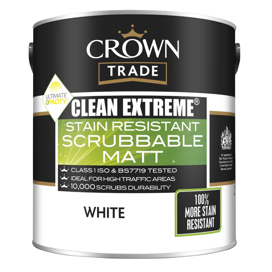Crown Trade Clean Extreme Matt White