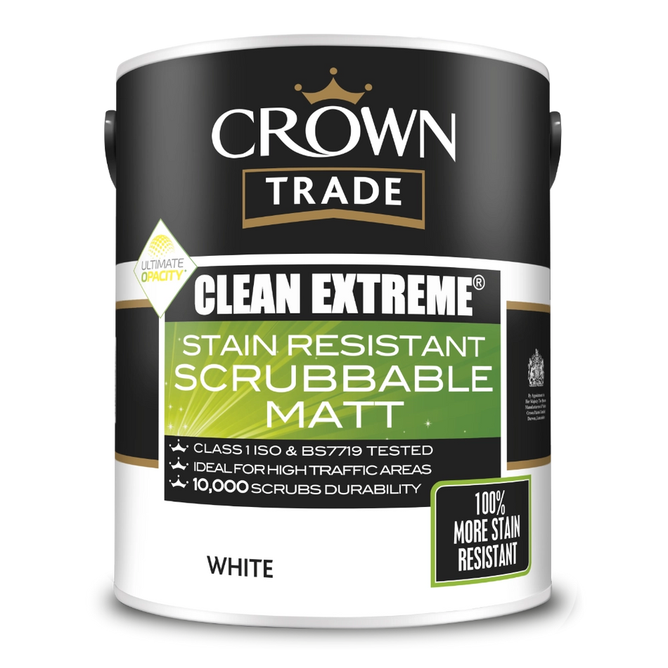 Crown Trade Clean Extreme Matt White