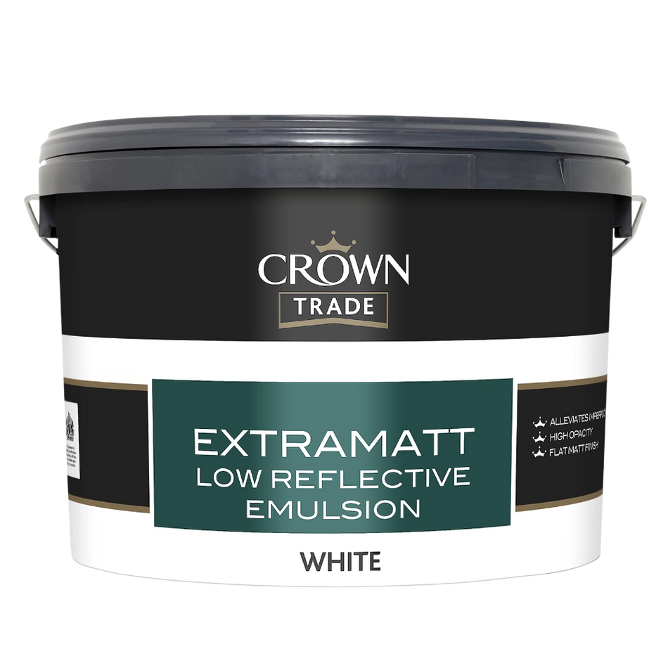 Crown Trade Extramatt White 10L
