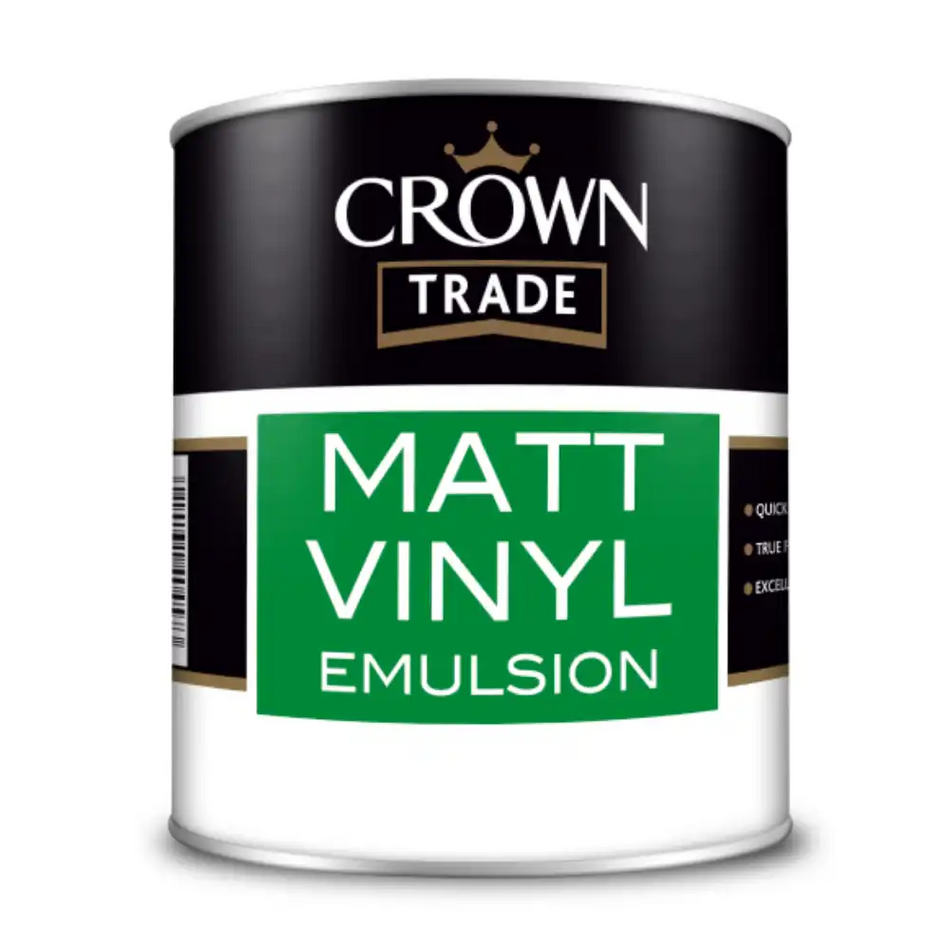 Crown Trade Matt Vinyl Emulsion - Tinted Colours