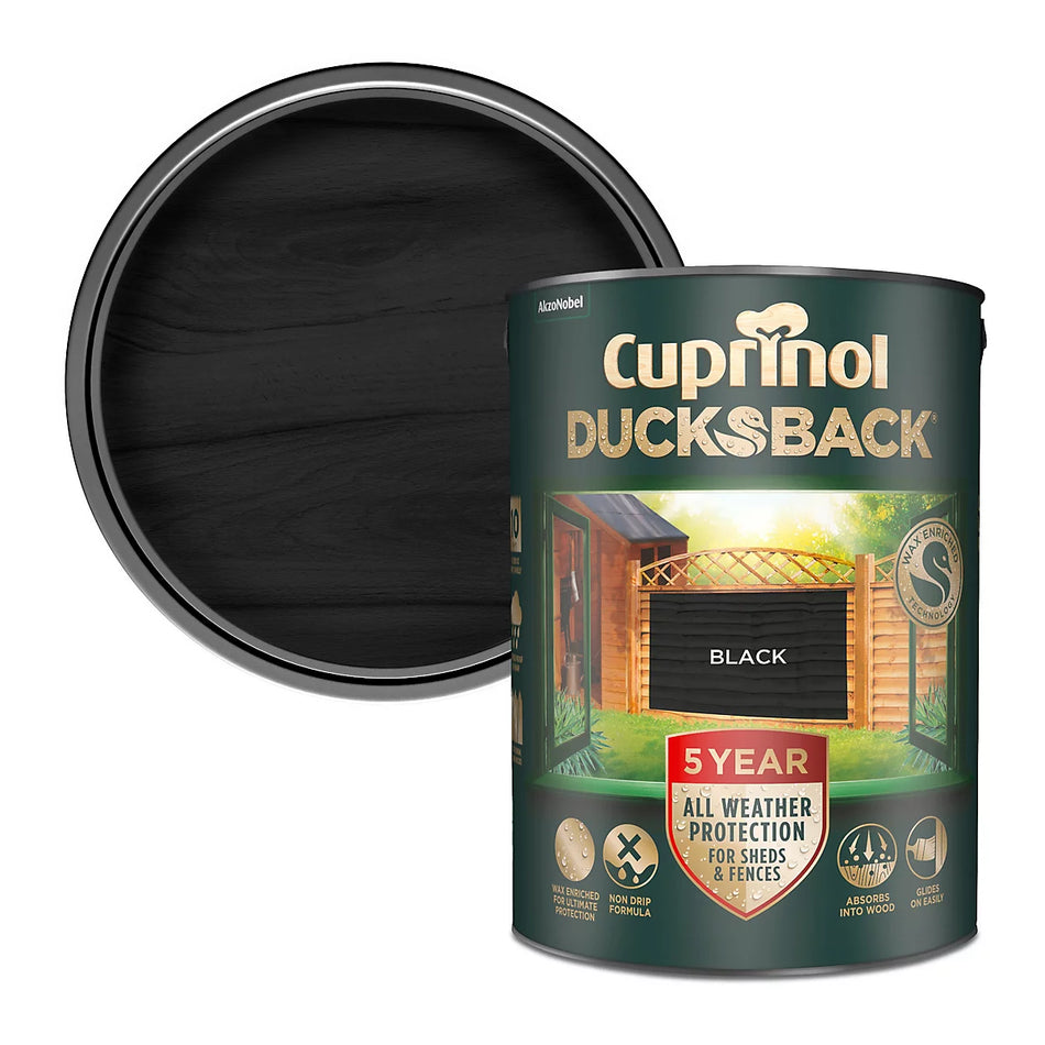 Cuprinol Ducksback Black 5L