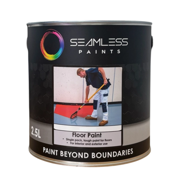 Seamless Floor Paint Black