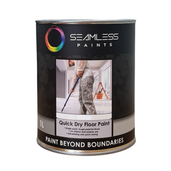 Seamless Quick Dry Floor Paint Black