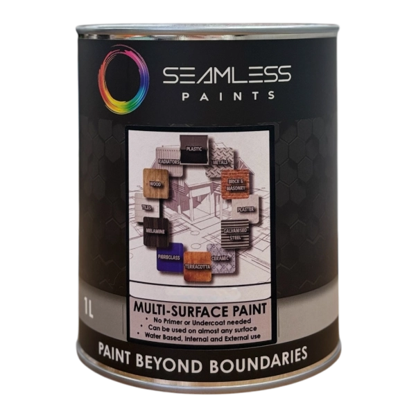 Seamless Multi-Surface Paint Satin White – Versatile Satin Finish for ...