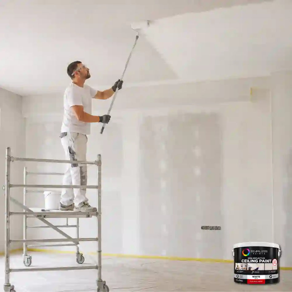 Seamless Non-Reflective Ceiling Paint – White 7.5 L