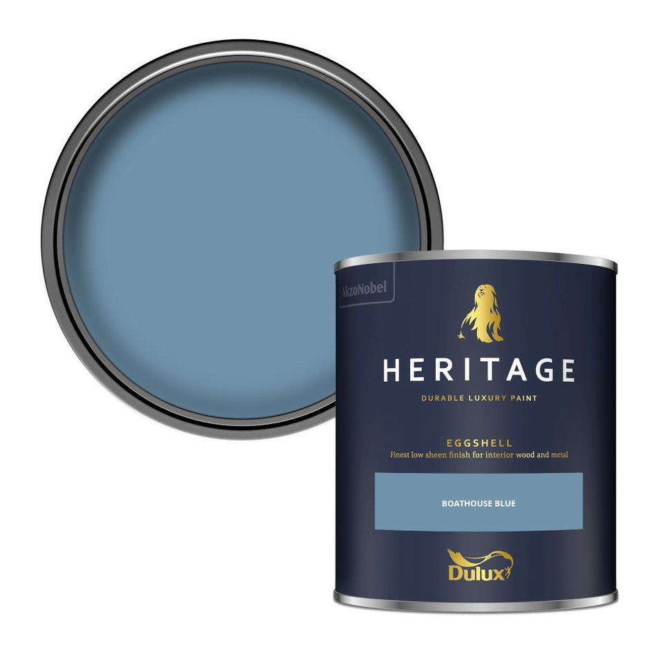 Dulux Heritage Eggshell Boathouse Blue