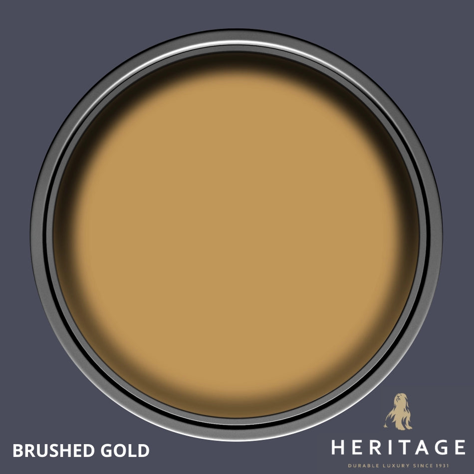 Dulux Heritage Eggshell Brushed Gold