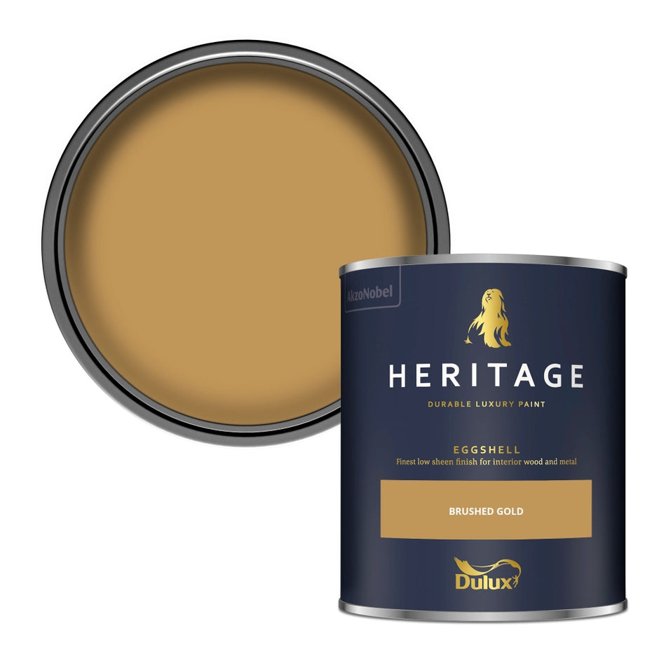 Dulux Heritage Eggshell Brushed Gold