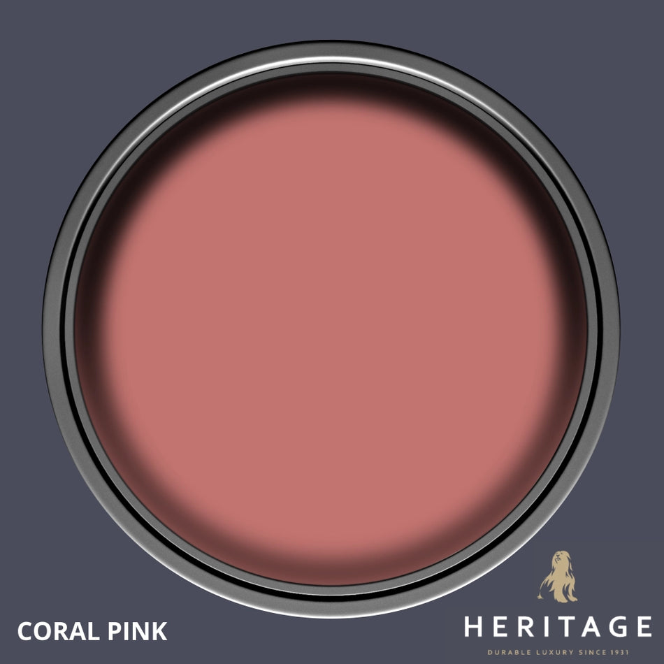 Dulux Heritage Eggshell Coral Pink