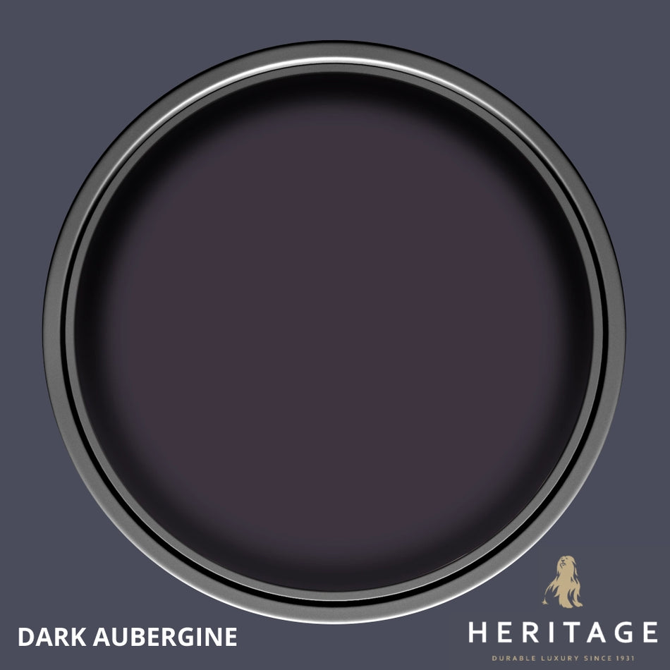 Dulux Heritage Eggshell Dark Aubergine