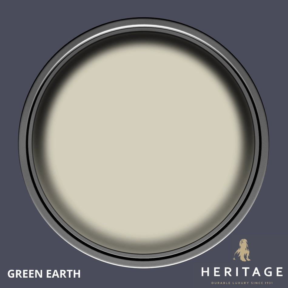 Dulux Heritage Eggshell Green Earth