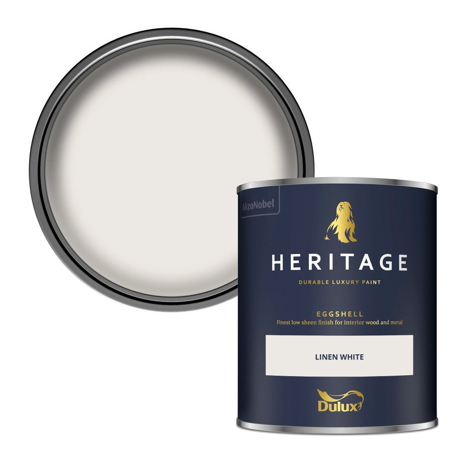 Dulux Heritage Eggshell Linen  White