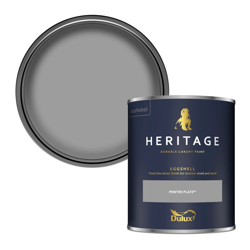 Dulux Heritage Eggshell Pewter Plate