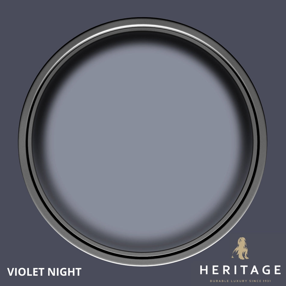 Dulux Heritage Eggshell Violet Night