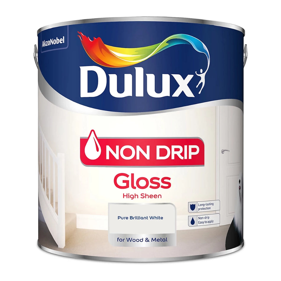 Dulux Retail Non Drip Gloss Pure Brilliant White