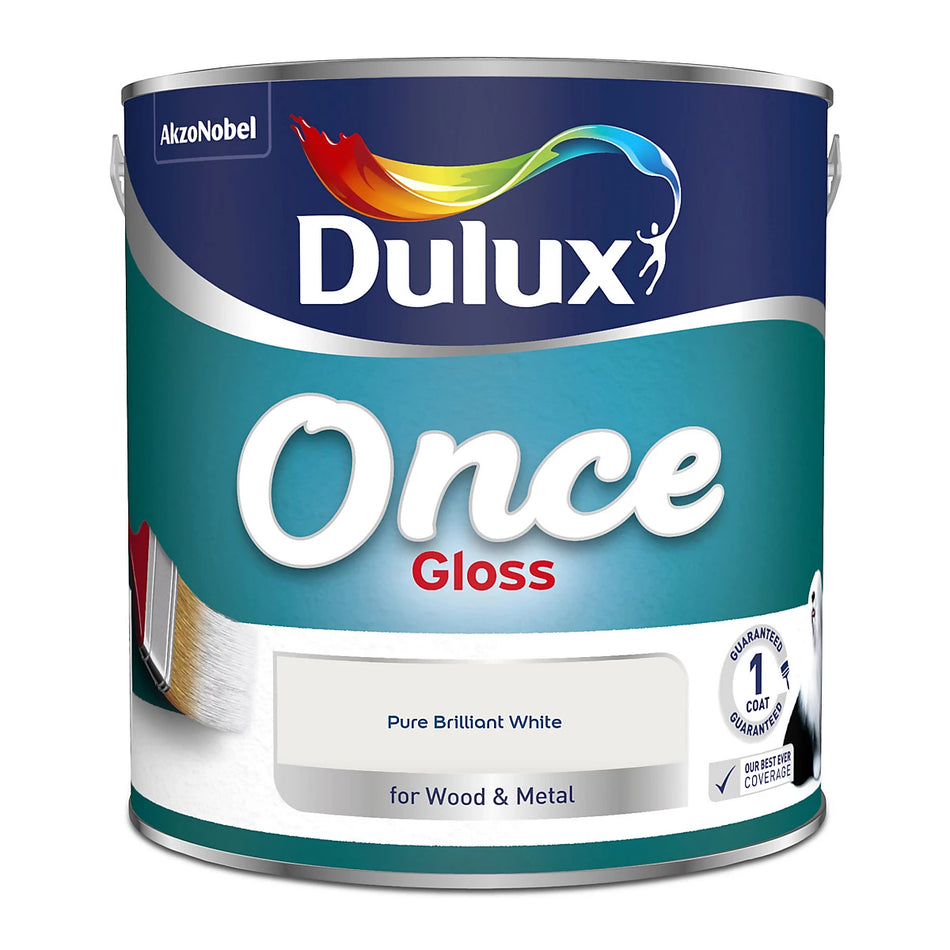 Dulux Retail Once Gloss Pure Brilliant White