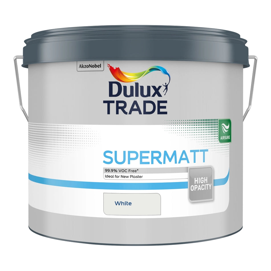 Dulux Trade Supermatt White 10L