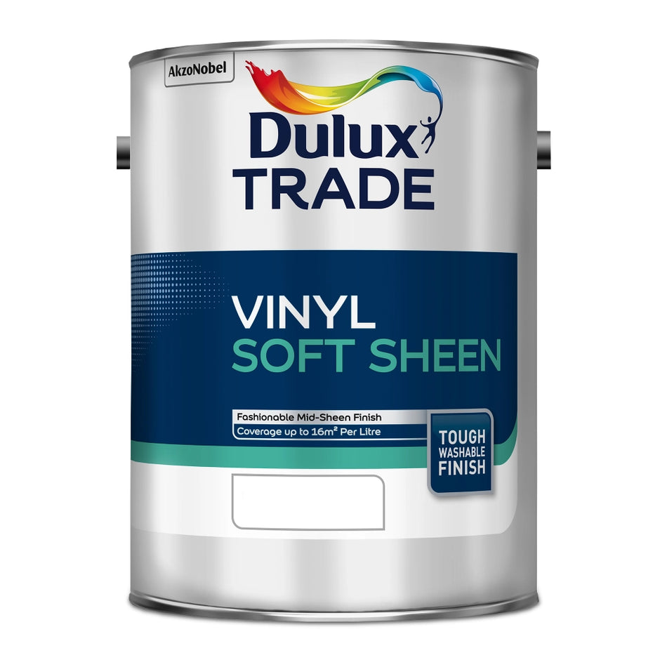 Dulux Trade Soft Sheen tinted colours – durable soft sheen emulsion mixed to your chosen shade 5L
