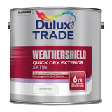 Dulux Trade Weathershield Quick Dry Satin White