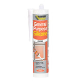 Everbuild General Purpose Silicone Sealant – 280ml (Multi-Purpose, Anti-Fungal)
