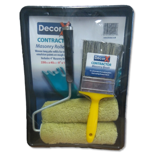 DecorX Contractor Masonry Roller Kit