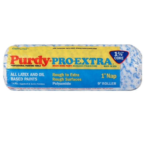 Purdy Pro-Extra Colossus Roller Sleeve – 9" Professional High-Capacity Range (0.5"–1")