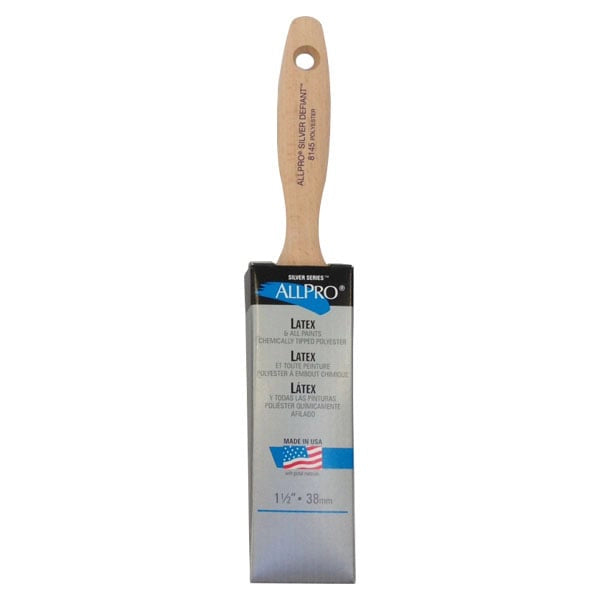 Allpro Silver Defiant BTV Paint Brush ‚Äì Professional Angled Brush (1.5‚Äù‚Äì3‚Äù)