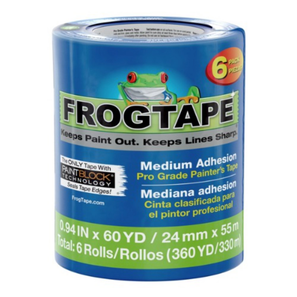 FrogTape Multi Purpose Blue 24Mm 6PK