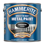 Hammerite Smooth Black Metal Paint