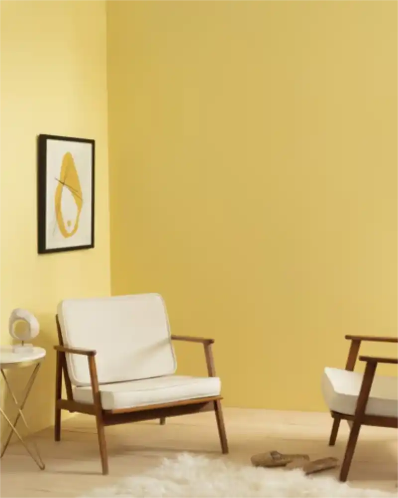 Hawthorne Yellow - Aura Interior eggshell - Benjamin Moore