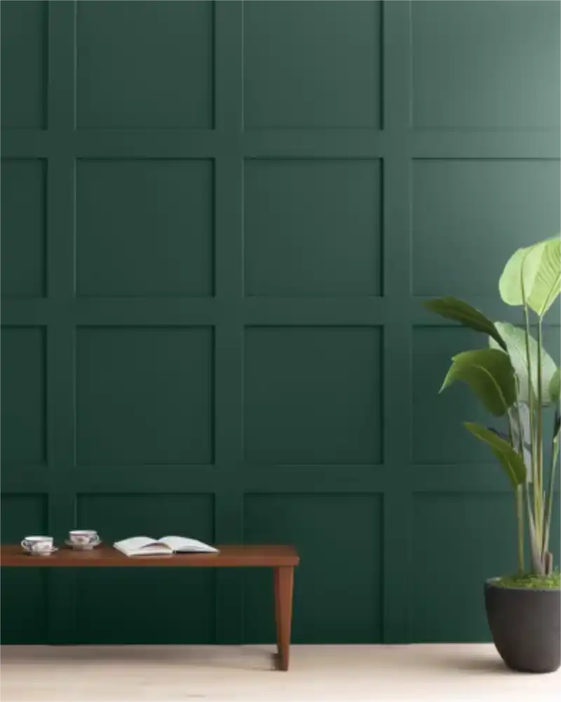 Hunter Green - Aura Interior eggshell - Benjamin Moore