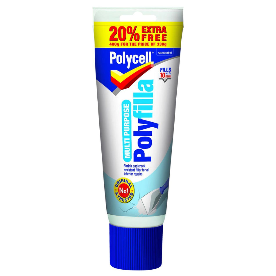 Polycell Multi Purpose Tube 396G 20% Free