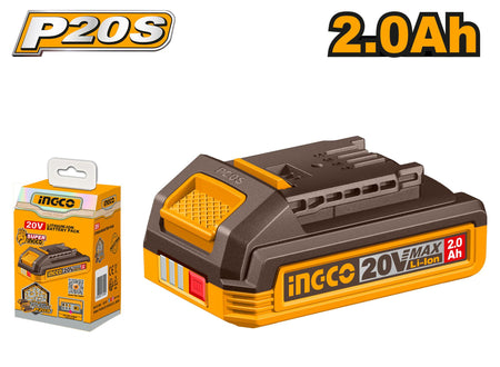 INGCO 20V 2.0Ah lithium-ion battery pack FBLI2001 – rechargeable battery for INGCO 20V power tools